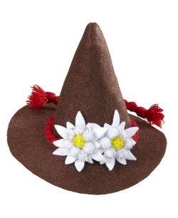 SOMBRERO TIROLES MINI MARRON