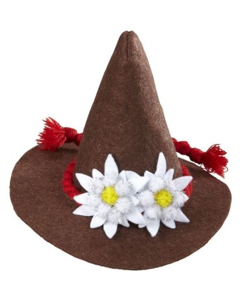 SOMBRERO TIROLES MINI MARRON