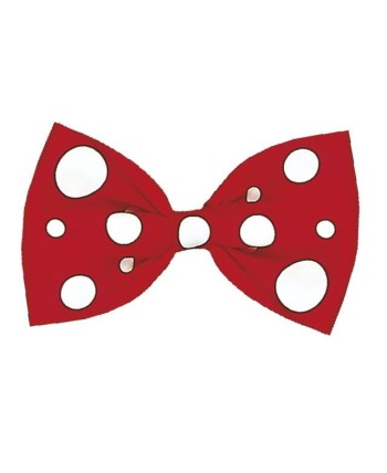 PAJARITA PAYASO ROJA Y BLANCA