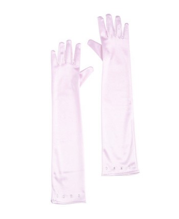 GUANTES RASO NIÑA ROSAS