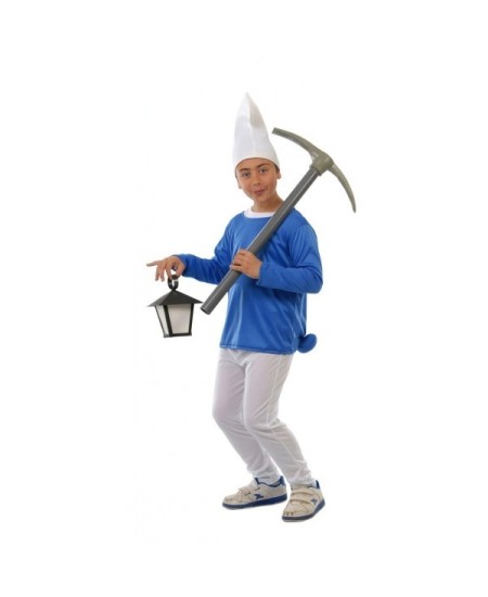 DISFRAZ DE ENANITO AZUL PARA NIÑO