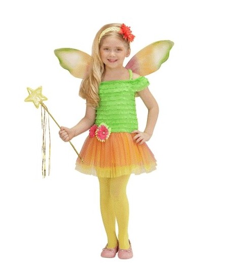 DISFRAZ DE HADA DEL BOSQUE VERDE PARA NIÑA
