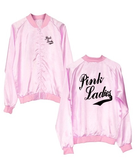 La chaqueta de raso rosa Pink Ladies in Grease