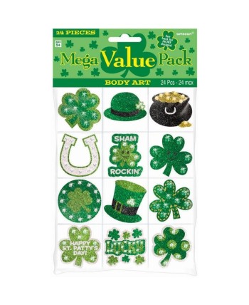 TATUAJES SAN PATRICIO 12 UNIDADES