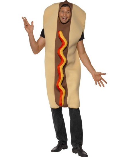 DISFRAZ DE PERRITO CALIENTE PARA HOMBRE