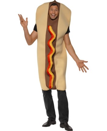 DISFRAZ DE PERRITO CALIENTE PARA HOMBRE