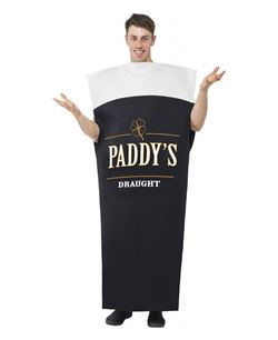 DISFRAZ DE VASO DE CERVEZA TOSTADA PADDY 