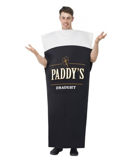 DISFRAZ DE VASO DE CERVEZA TOSTADA PADDY 