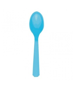 CUCHARILLAS AZUL CARIBE PLASTICO 10 UNIDADES