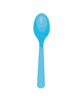 CUCHARILLAS AZUL CARIBE PLASTICO 10 UNIDADES