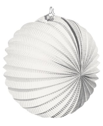 FAROL BLANCO FERIA 22CM 6 UNIDADES