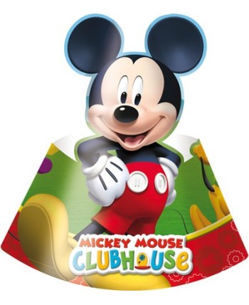 SOMBRERO CONO MICKEY PLAYFUL 6 UNIDADES