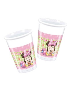 VASOS BABY MINNIE 8 UNIDADES
