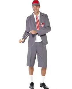 DISFRAZ DE COLEGIAL TRAVIESO GRIS PARA HOMBRE