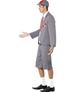 DISFRAZ DE COLEGIAL TRAVIESO GRIS PARA HOMBRE 2
