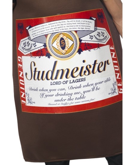 DISFRAZ DE BOTELLIN DE CERVEZA