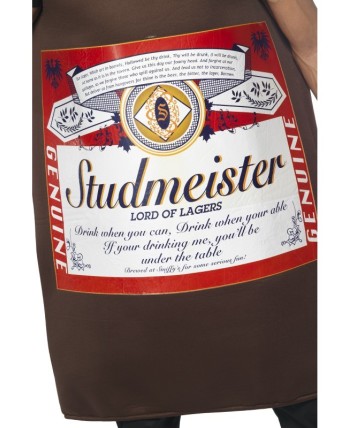 DISFRAZ DE BOTELLIN DE CERVEZA