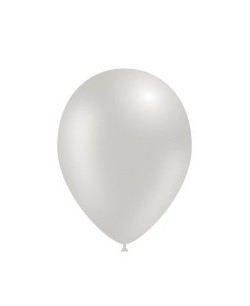 BOLSA 10 GLOBOS PLATA PERLADOS
