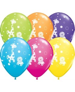 BOLSA 6 GLOBOS ANIMALES