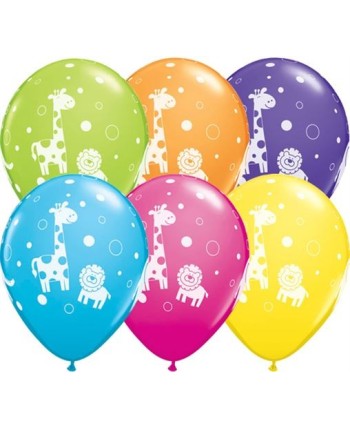 BOLSA 6 GLOBOS ANIMALES