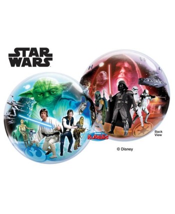 Globos de helio star wars imperio y rebeldes