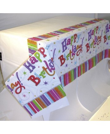 MANTEL FELIZ CUMPLEAÑOS COLORES