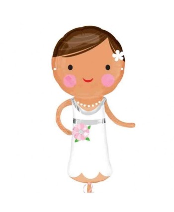 GLOBO DE HELIO NOVIA COLORETES