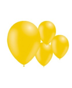 GLOBO AMARILLO 50 UNIDADES
