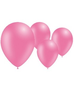 GLOBO ROSA 50 UNIDADES 95CM PERIMETRO