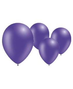 GLOBO PURPURA 50 UNIDADES 95CM PERIMETRO