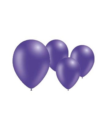 GLOBO PURPURA 50 UNIDADES 95CM PERIMETRO