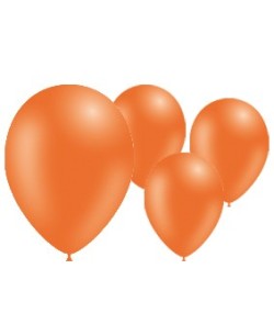 GLOBO NARANJA 50 UNIDADES 95CM PERIMETRO