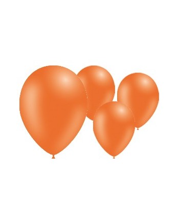 GLOBO NARANJA 50 UNIDADES 95CM PERIMETRO