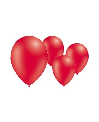 GLOBO ROJO 50 UNIDADES 95CM PERIMETRO