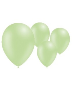 GLOBO VERDE MENTA 50 UNIDADES 95CMPERIMETRO