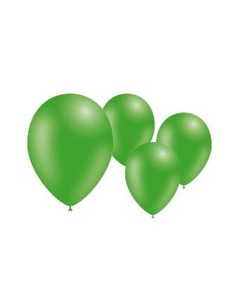 GLOBO VERDE 50 UNIDADES 95CM PERIMETRO
