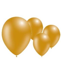 BOLSA 50 GLOBOS ORO PERLADO
