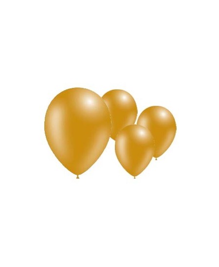 BOLSA 50 GLOBOS ORO PERLADO