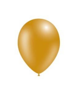 Bolsa 10 Globos Dorados Perlados para Fiestas