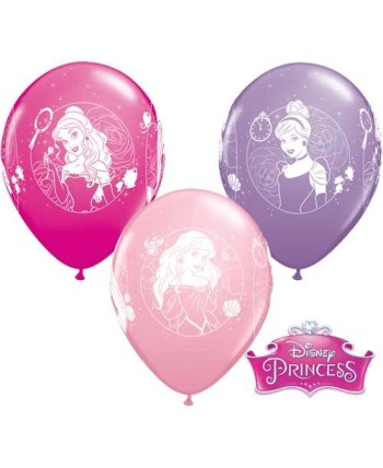 BOLSA 5 GLOBOS PRINCESAS 