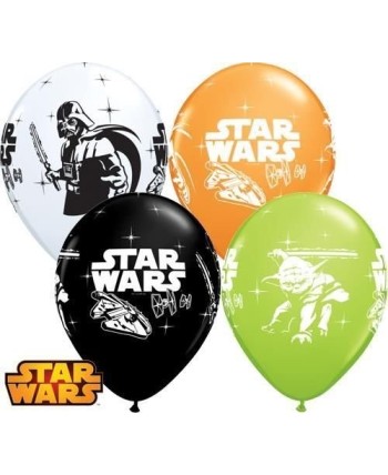 BOLSA 5 GLOBOS STAR WARS
