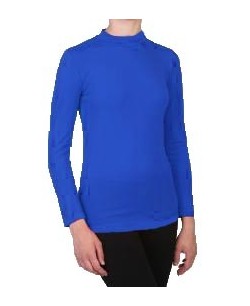 CAMISETA MANGA LARGA AZUL