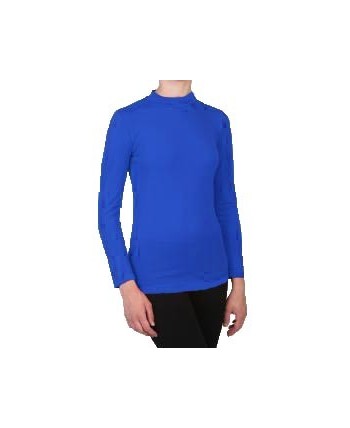 CAMISETA MANGA LARGA AZUL