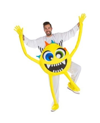 DISFRAZ DE MONSTRUO AMARILLO