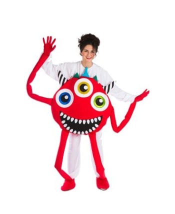 DISFRAZ DE MONSTRUO ROJO 