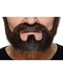 BARBA EFECTO TEATRO CASTAÑA CANOSA CON BIGOTE 