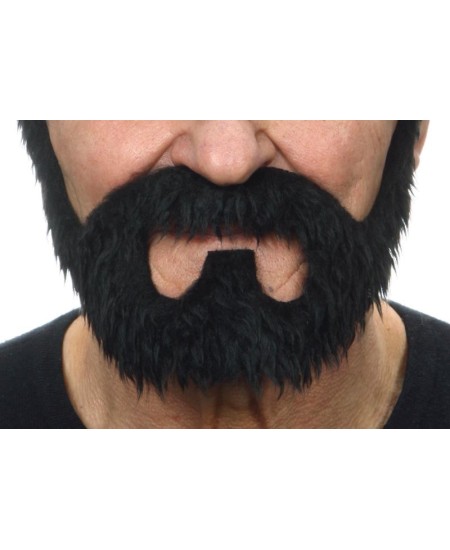 BARBA EFECTO TEATRO NEGRO LARGA CON BIGOTE 