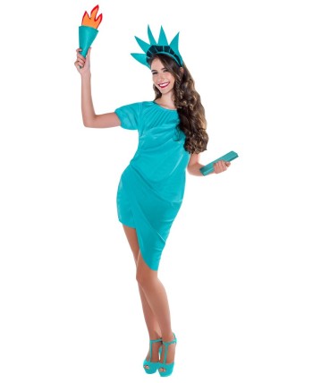 DISFRAZ DE ESTATUA DE LA LIBERTAD 