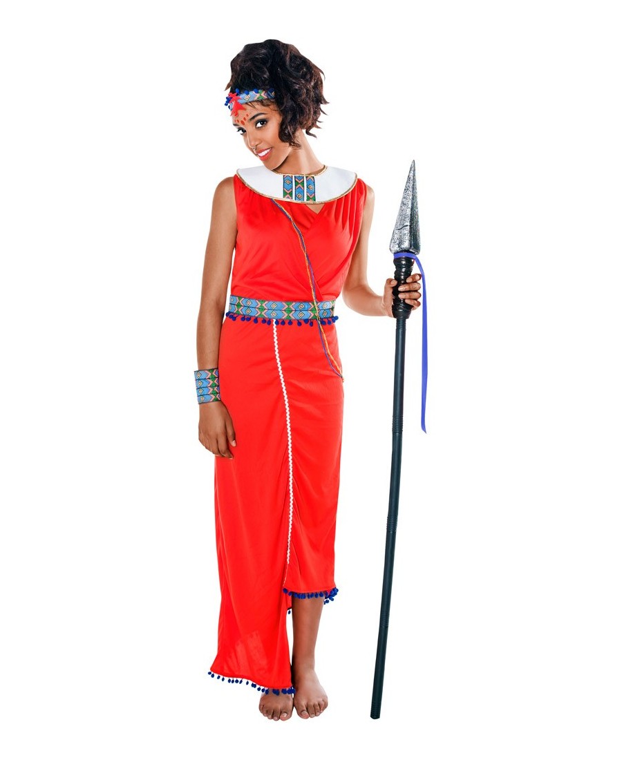 Disfraz de Masái Africana para Mujer