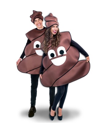 DISFRAZ DE EMOTICONO CACA